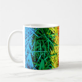Caneca De Café Arte abstrata colorida