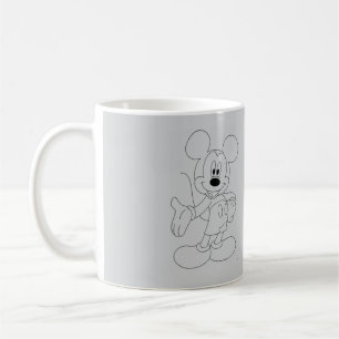 Caneca De Café Arte Abstrata Mística Escura Moderno Minimalista