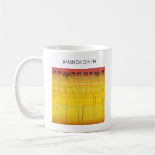 Caneca De Café Arte africana, Tropical Summer Sunset