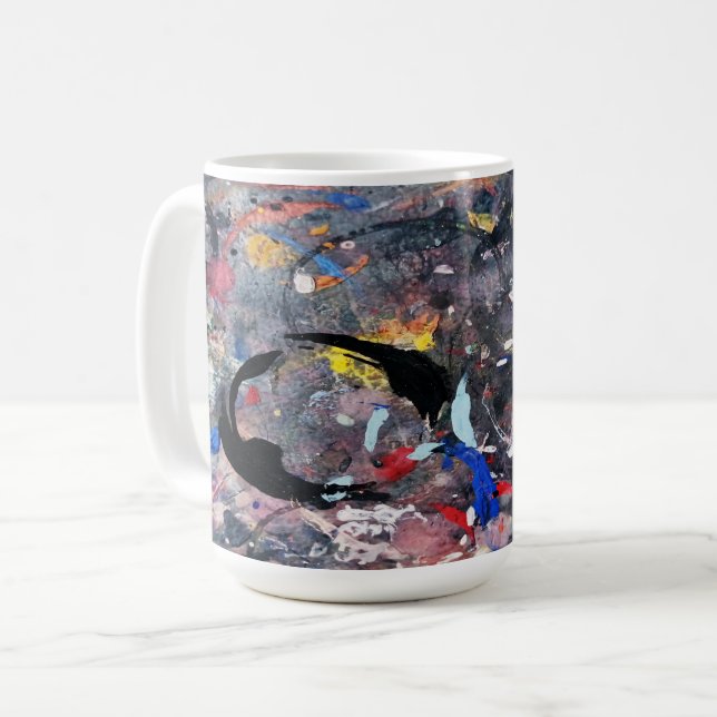 Caneca De Café arte aleatória (Frente Esquerda)