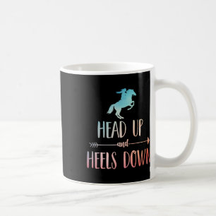 Caneca De Café Arte Anel De Cavalo Para Mulheres Meninas Rajadas