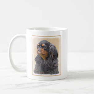Caneca De Café Arte Animal Original Pintura Inglesa Toy Spaniel