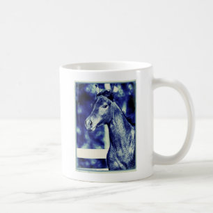 Caneca De Café Arte árabe azul de Digitas