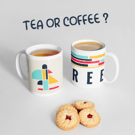 Caneca De Café Arte Bauhaus - Árvore