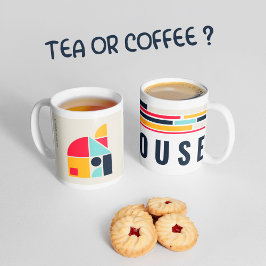 Caneca De Café Arte Bauhaus - House.