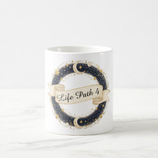 Caneca De Café Arte Celestial Personalizada do Caminho de Vida da