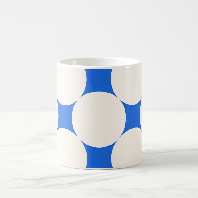 Caneca De Café 🖌️ Arte Conhece Café: A Polka Pattern Mug (Centro)