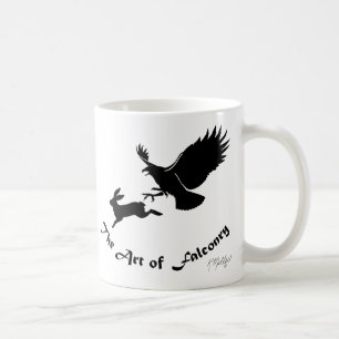 Caneca De Café Arte da Falcãoaria - Falcão de Cauda Vermelha