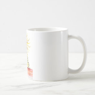 Caneca De Café Arte da ioga - pose da torção da espinha