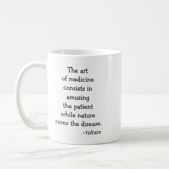 Caneca De Café Arte Da Medicina Clássica (Esquerda)