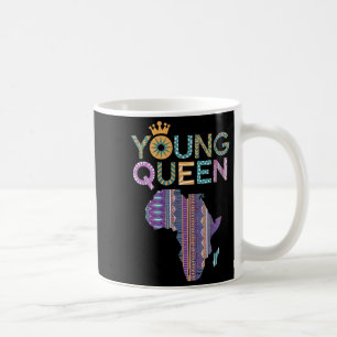 Caneca De Café Arte Da Rainha Negra Africana Para Meninas Melanin