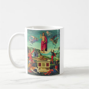 Caneca De Café Arte da Ressurreição de Jesus Cristo por Raphael