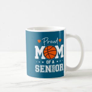 Caneca De Café Arte da Turma de Mães de Basquete Senior 2026