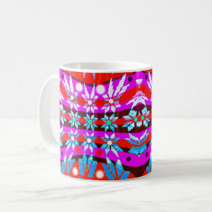 Caneca De Café Arte das estrelas de Natal