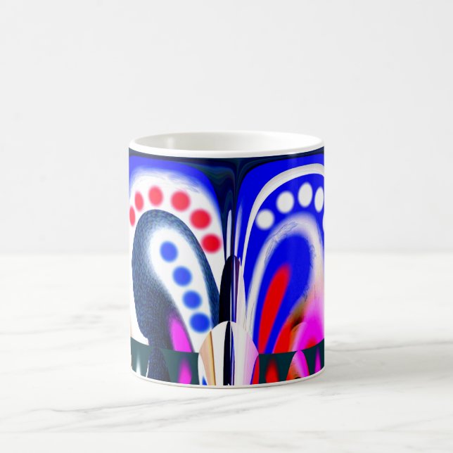 Caneca De Café Arte de aguardente de alienígena (Centro)