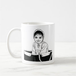 Caneca De Café arte de anime de horror