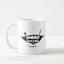 Caneca De Café arte de anime de terror