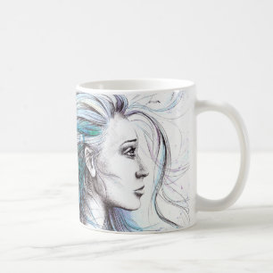 Caneca De Café Arte de Aquarela Navegável Náutica