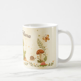 Caneca De Café Arte de Atenção Plena Sapo Fofo Respira Mamãe