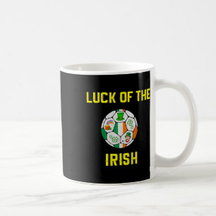 Caneca De Café Arte de Byll da Bandeira Irlandesa Irlanda Futebol