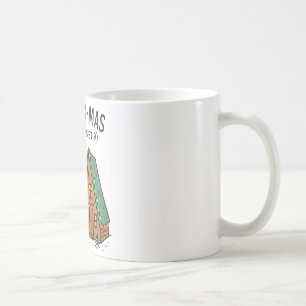 Caneca De Café Arte de Cabine de Férias Espaciais Retro com Alien