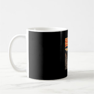 Caneca De Café Arte de Cachorro Expressionista Grito de Chihuahua