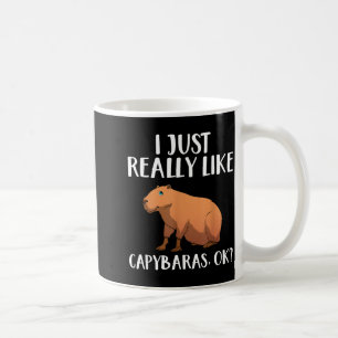 Caneca De Café Arte de Capivara Fofa para Homens Mulheres Criança