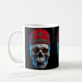 Caneca De Café Arte de Caveira Marroquina