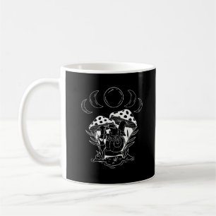 Caneca De Café Arte de Cogumelo Aesthetic Goblincore e Cottagecor