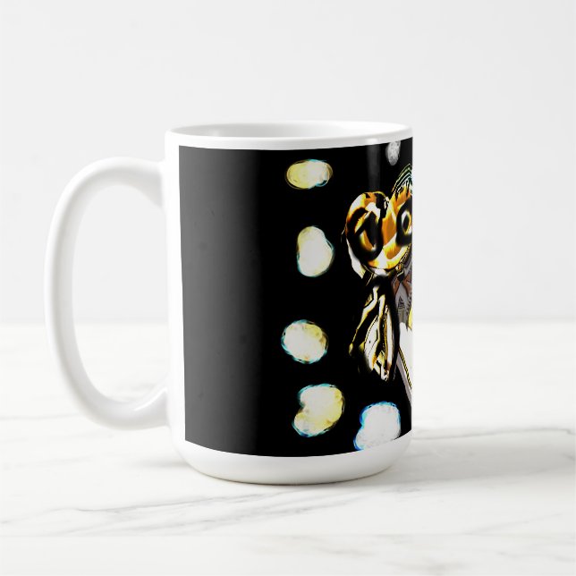 Caneca De Café Arte de coruja (Esquerda)
