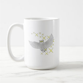 Caneca De Café Arte de Coruja Estrela Fofa