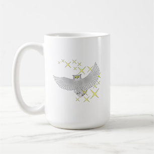 Caneca De Café Arte de Coruja Estrela Fofa