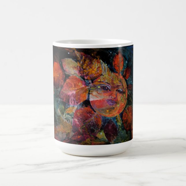 Caneca De Café Arte de Dreamweaver Sun (Centro)