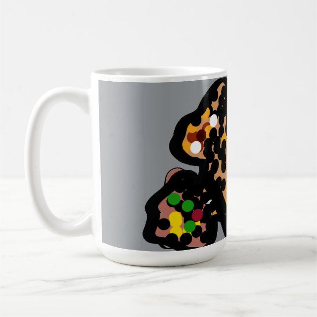 Caneca De Café Arte de esquilo (Esquerda)