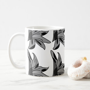 Caneca De Café Arte de Flor Selvagem