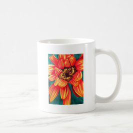 Caneca De Café Arte de flores do deserto de Gazania por Sacha Gro