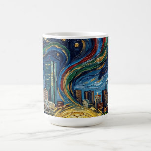 Caneca De Café Arte de Futebol de Boston 2026 Design de Estádio d