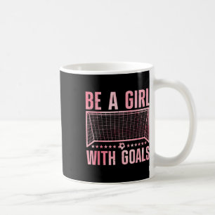 Caneca De Café Arte de Futebol Engraçada para Mulheres Jogadoras 