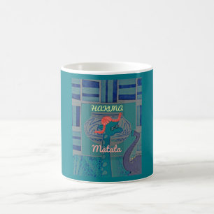 Caneca De Café Arte de Girafa Divertida: Um Delight Africano