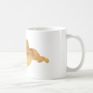 Caneca De Café Arte de Goldendoodle