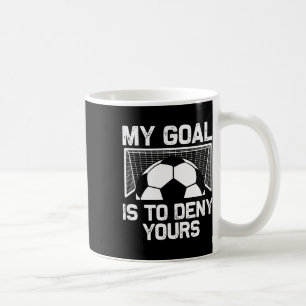 Caneca De Café Arte de goleiro de futebol para homens mulheres me