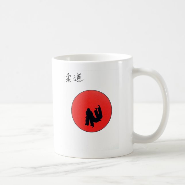 Caneca De Café Arte De Judo Impressão (Direita)