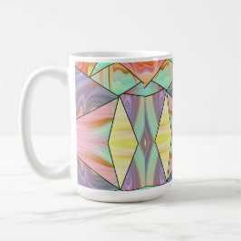 Caneca De Café Arte de Marble Moderno Abstrato boho