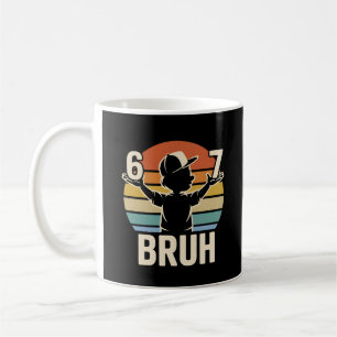 Caneca De Café Arte de Meme de Atitude Divertida Retro Sunset 67