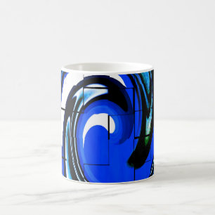 Caneca De Café Arte de ondas oceânicas