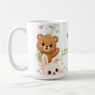Caneca De Café Arte de Parede de Berçário de Animais Fofos da Flo