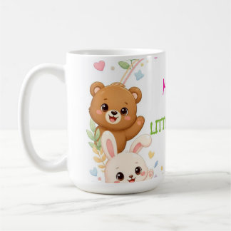 Caneca De Café Arte de Parede de Berçário de Animais Fofos da Flo