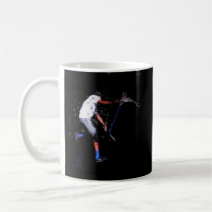 Caneca De Café Arte de Patinete de Imagem de Sombra