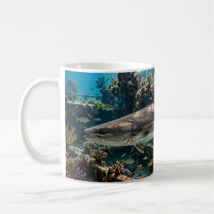 Caneca De Café Arte de pesca offshore Florida Man Cobia Wreck Ree