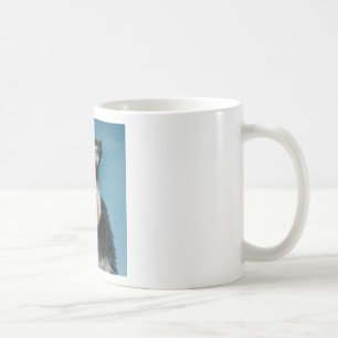 Caneca De Café Arte de pintura em aquarela do Schnauzer Miniatura